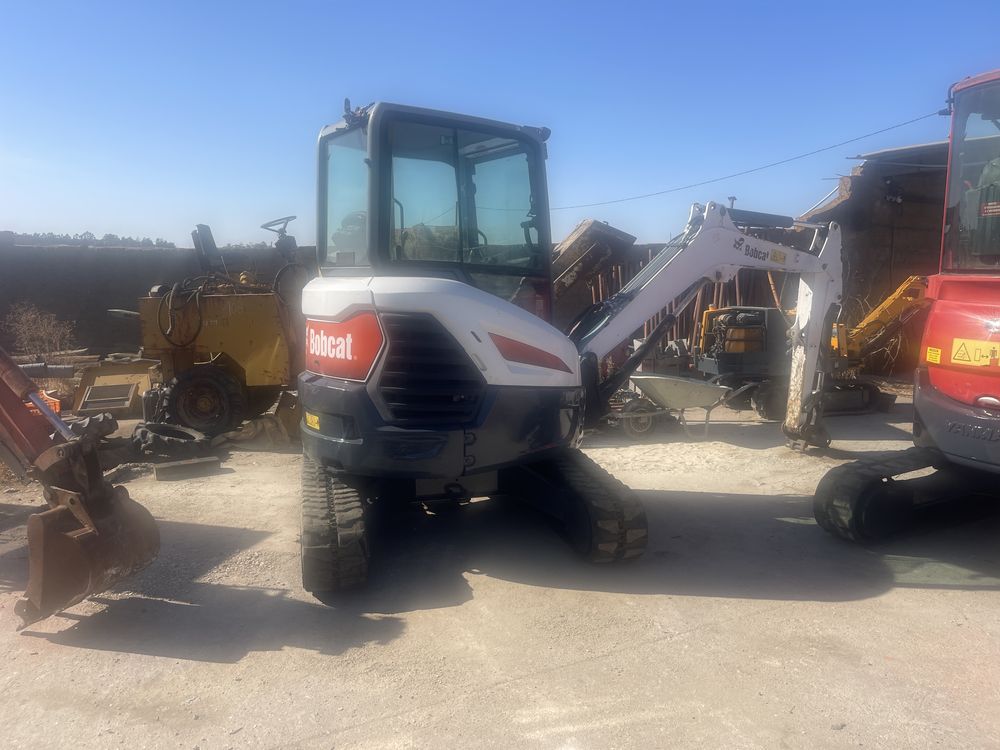 Bobcat E35(2019), 2070h, engate rapido, 3 baldes (limpeza oscilante)