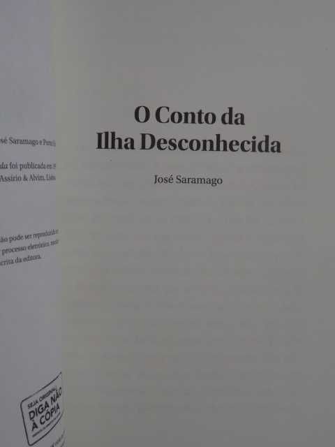 O Conto da Ilha Desconhecida de José Saramago - 1ª Edição