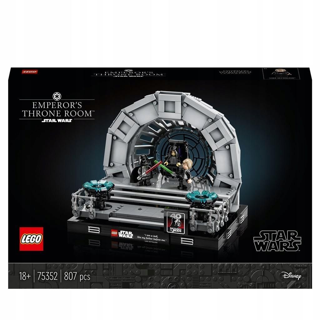 Lego Star Wars 75352 Diorama: Sala Tronowa Impe.