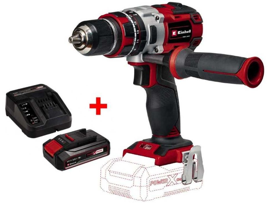Шуруповерт безщітковий ударний Einhell TP-CD 18/80 Li-i BL Kit 2,5 Ah