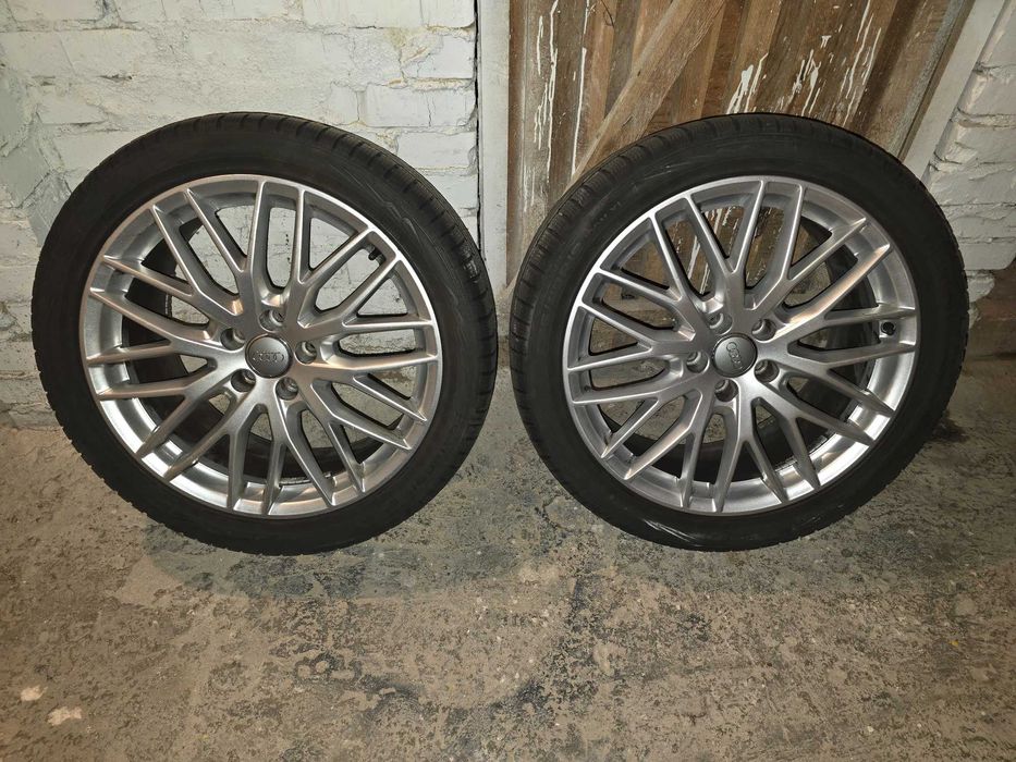 Koła 19" Audi 5x112 + opony Nokian 255/40 zima (5mm)