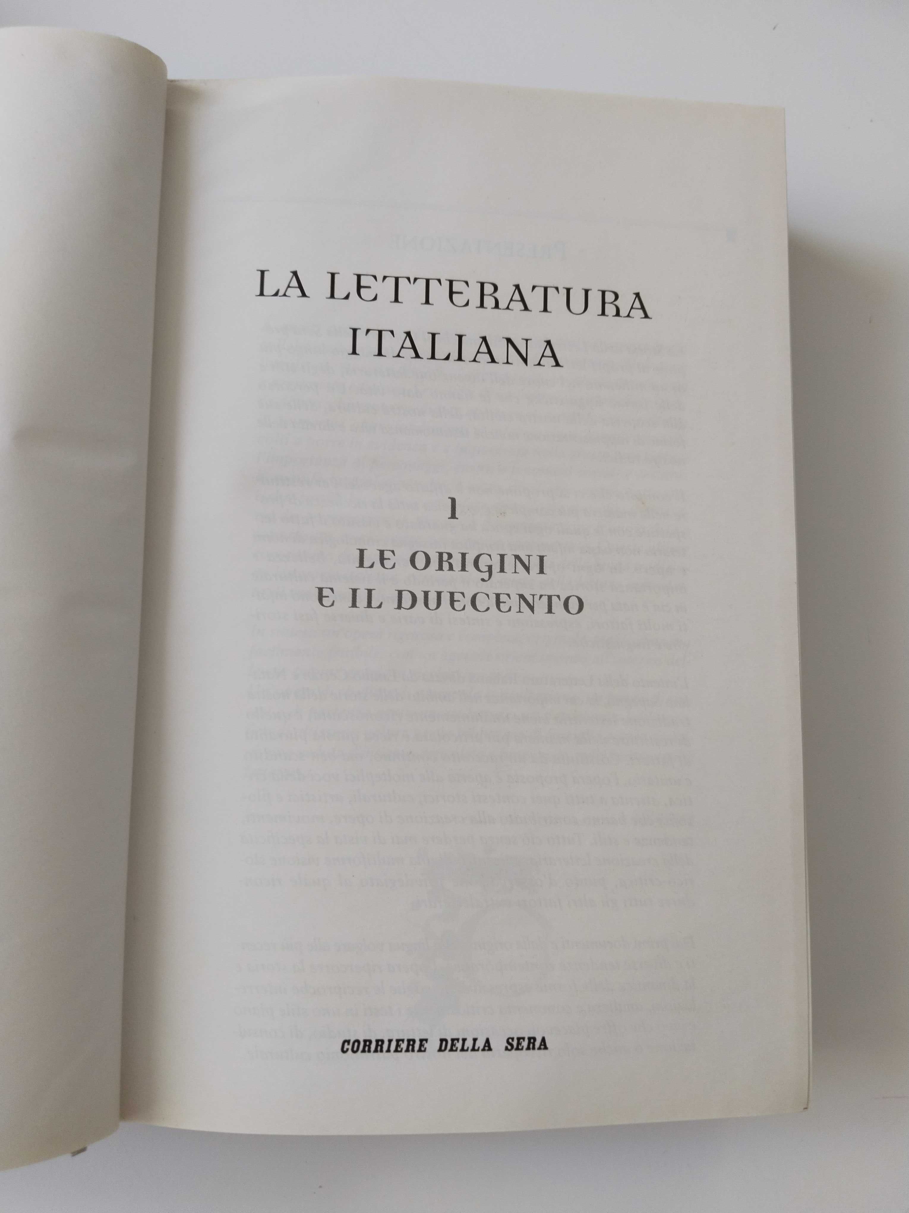 Po włosku. La letteratura Italiana. Le origini e il Duecento.