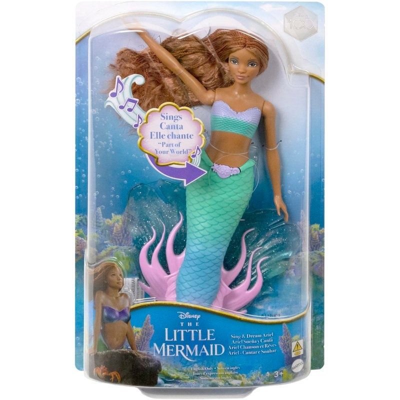 Barbie lalka śpiewająca Ariel nowa mała syrenka