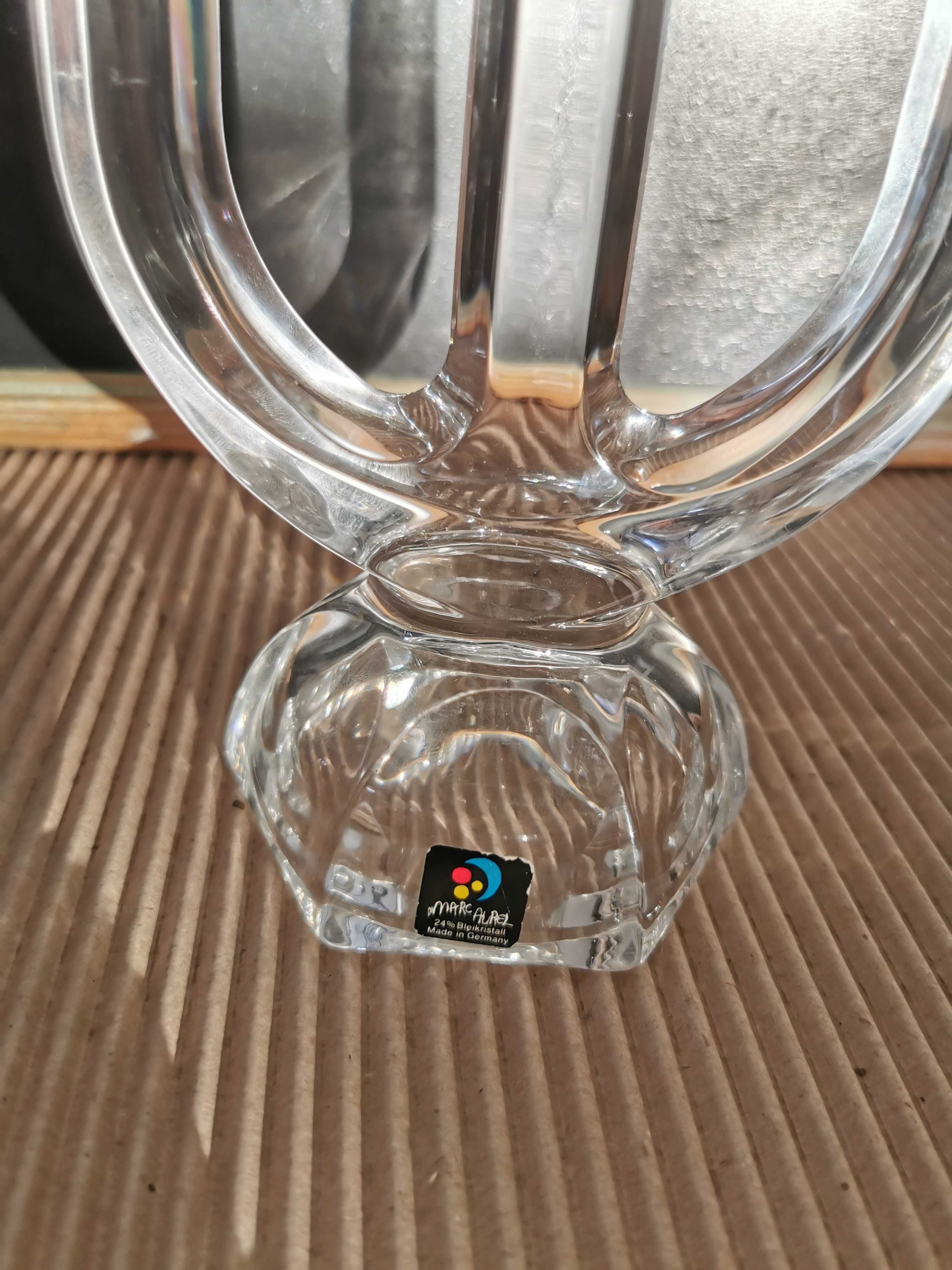 Nachtmann Marc Aurel świecznik kandelabr potrójny kryształ szklany