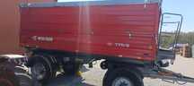 Metal-Fach T 711/3  Przyczepa rolnicza Metal-Fach T 711/3 ładowność: 12 ton 2-osiowa NOWA