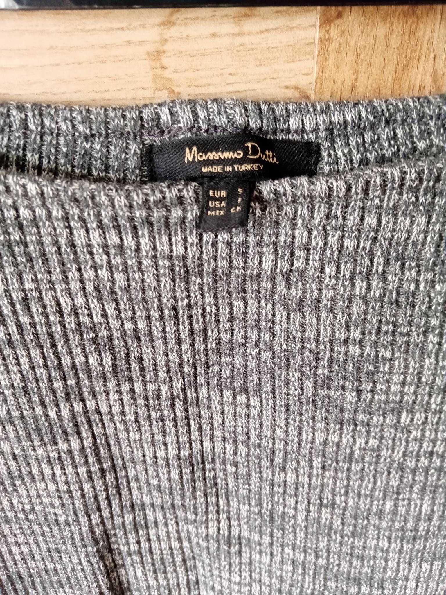 MASSIMO DUTTI spódnica dzianinowa r. S