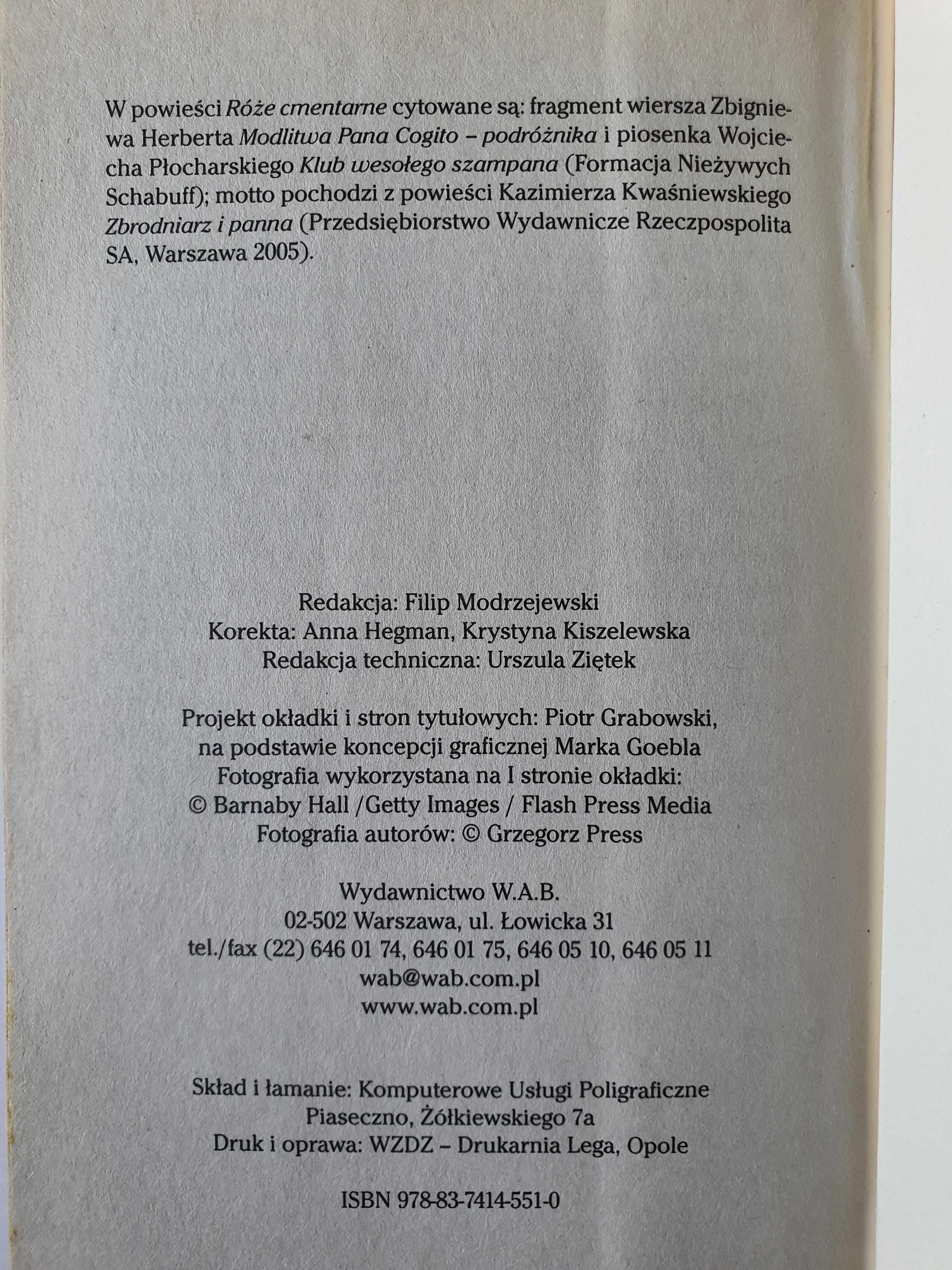 Róże cmentarne KRAJEWSKI Marek CZUBAJ Mariusz