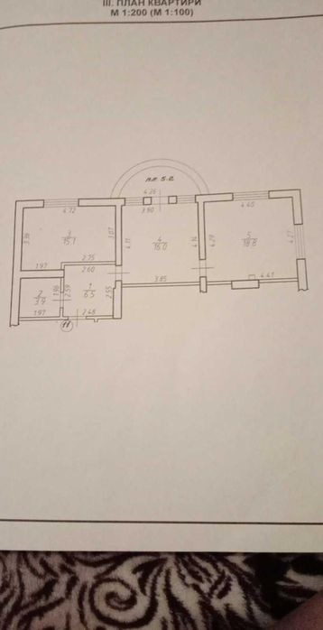 Продається 2-кімнатна квартира ( сирець )31000 тис. д. у Богородчанах.