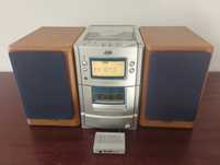 Wieża JVC UX-T55 FM, CD, AUX, pilot + moduł Bluetooth USB microSD