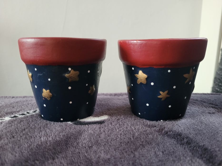 Dekoracyjne mini doniczki świąteczne