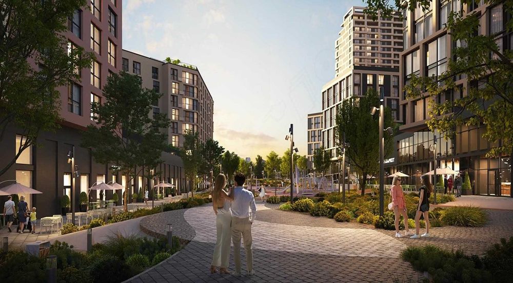 1-кімнатна квартира 39 м² з просторою кухнею — забудовник РІЕЛ