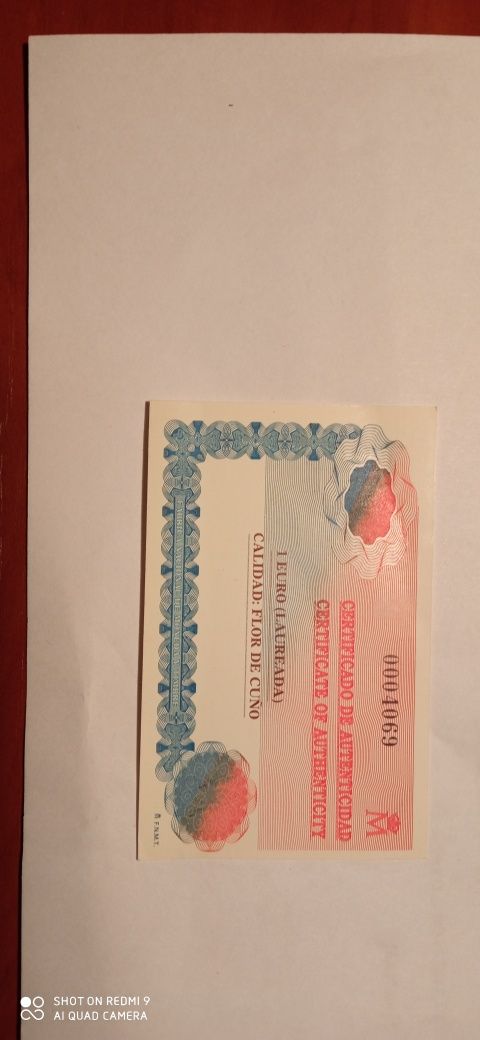 Moneta 1 Euro Hiszpania 1998r Srebro