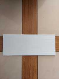Płytki ścienne Hall Bianco 20x50 białe struktura fala płytka ścienna