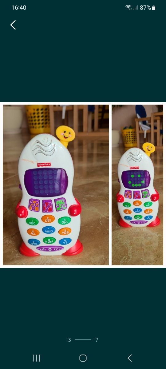 Щенок Бибо и Умный телефон Fisher-Price. В идеальном состоянии!