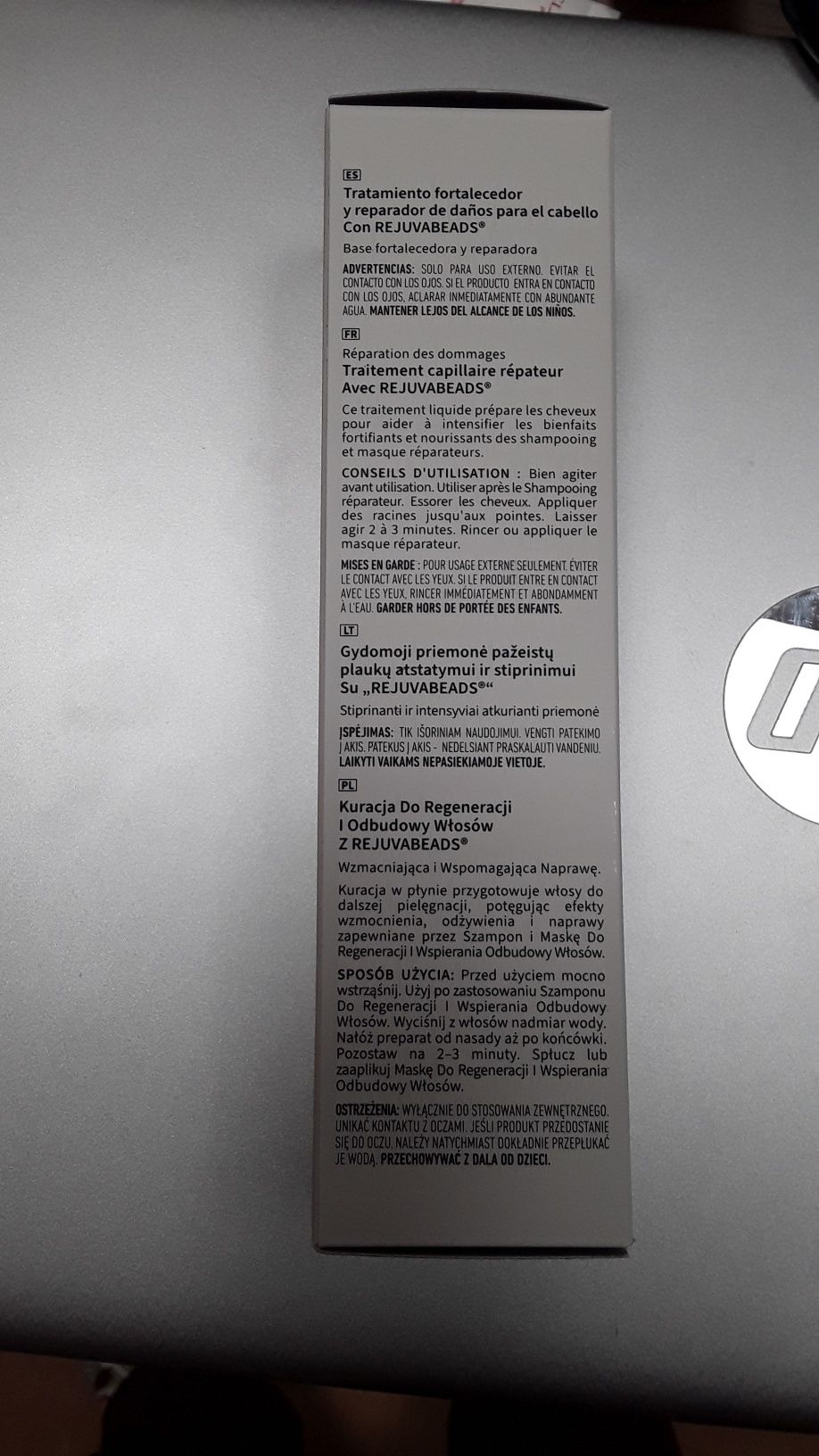 Kuracja do regeracji włosów i odbudowy