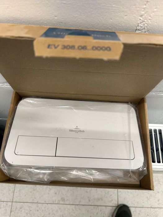 Nowy przycisk Villeroy Bosch bialy elegance