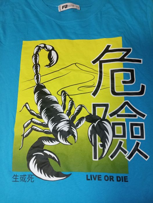 Koszulka t-shirt niebieska