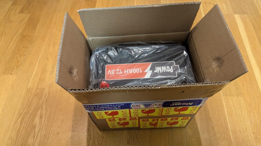 Акумулятор LiFePo4 PowMr 12v, 100Ah, 1280Wh, Mini