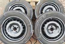 4x koła 15' 4x100 Renault Clio opony zimowe 185/65R15 Continental 2023