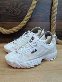 Białe buty sportowe sneakersy Fila Disruptor 2
