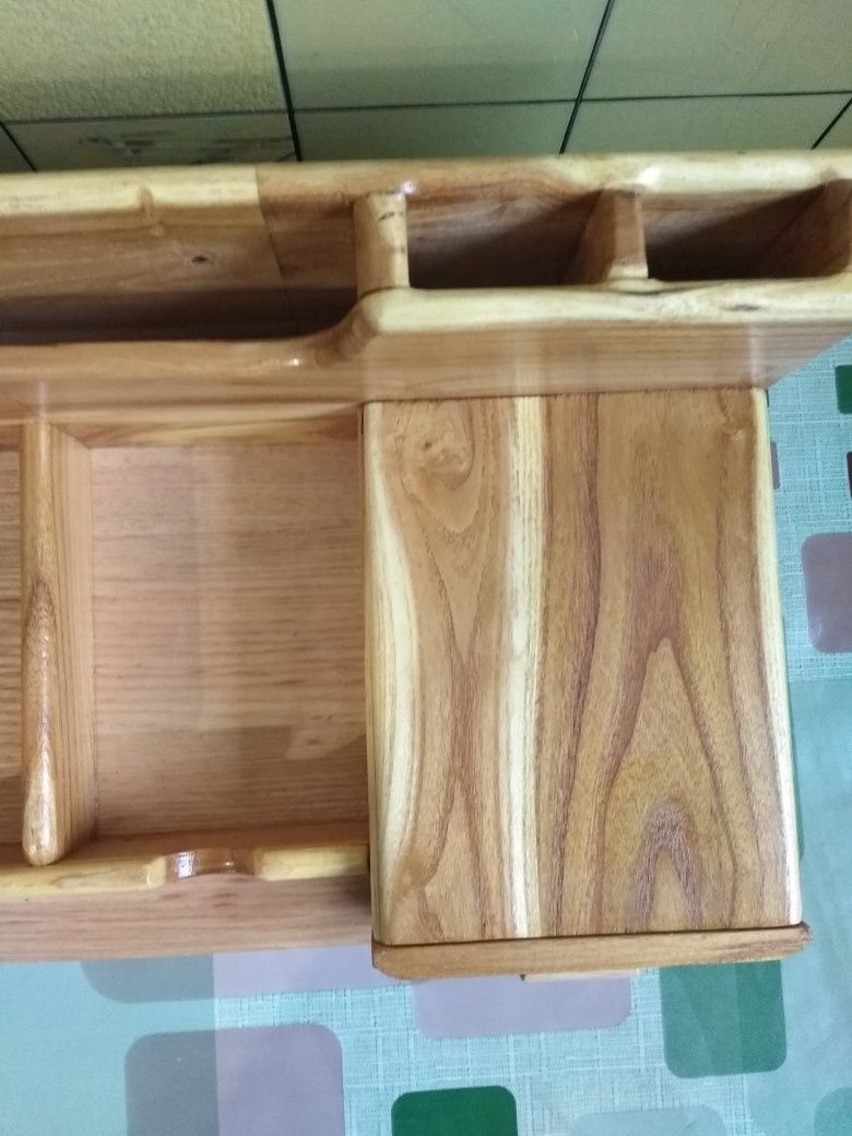 Пенал деревянный органайзер для канцтоваров поделка канцтовары
