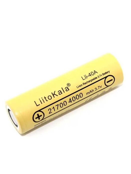 Акумулятор 21700 4000mAh LiitoKala Lii-40A високотоковий