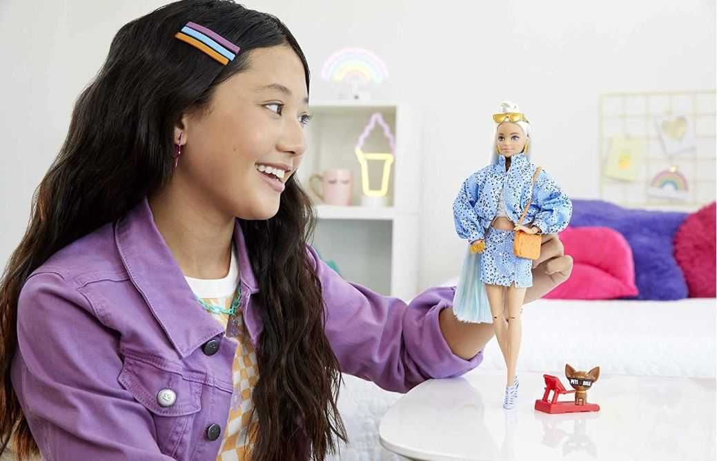 Barbie Extra Doll HHN08 кукла барби 16 Mattel с питомцем