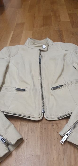 Hilfiger kurtka skórzana 36 damska a la ramoneska