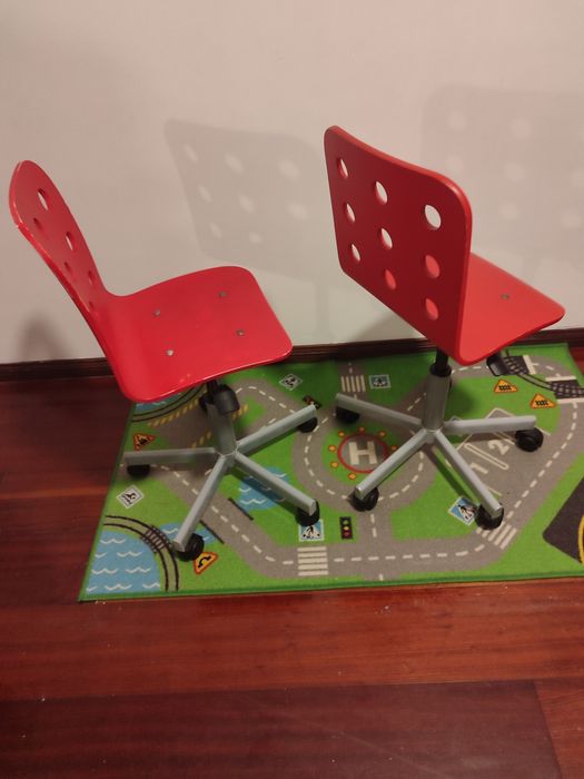 Cadeira Criança Vermelha Ikea