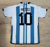Koszulka piłkarska reprezentacja Argentyny z nazwiskiem Leo Messiego