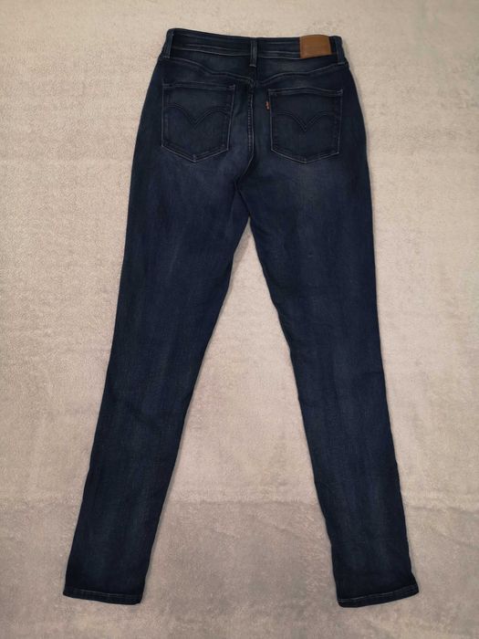 Spodnie jeansy skinny wysoki stan Levis Levi's W27 L32 ok 34 36