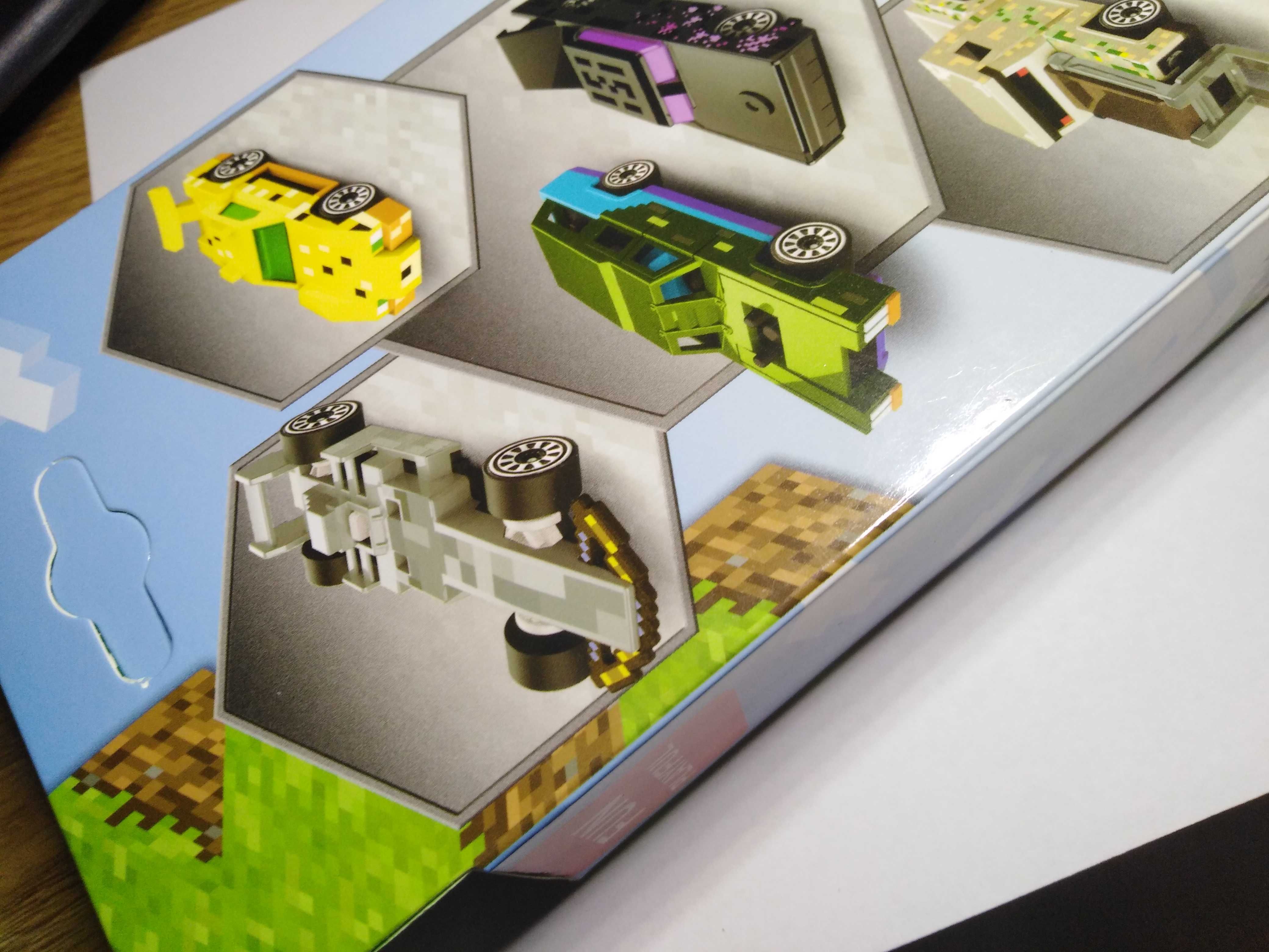 samochodziki 3 sztuki Minecraft