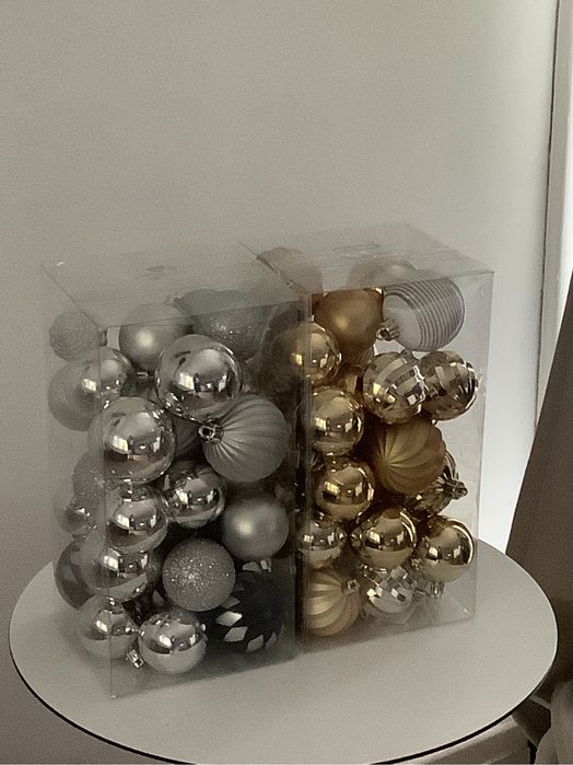 Bolas de Natal novas/ nunca utiluzadas