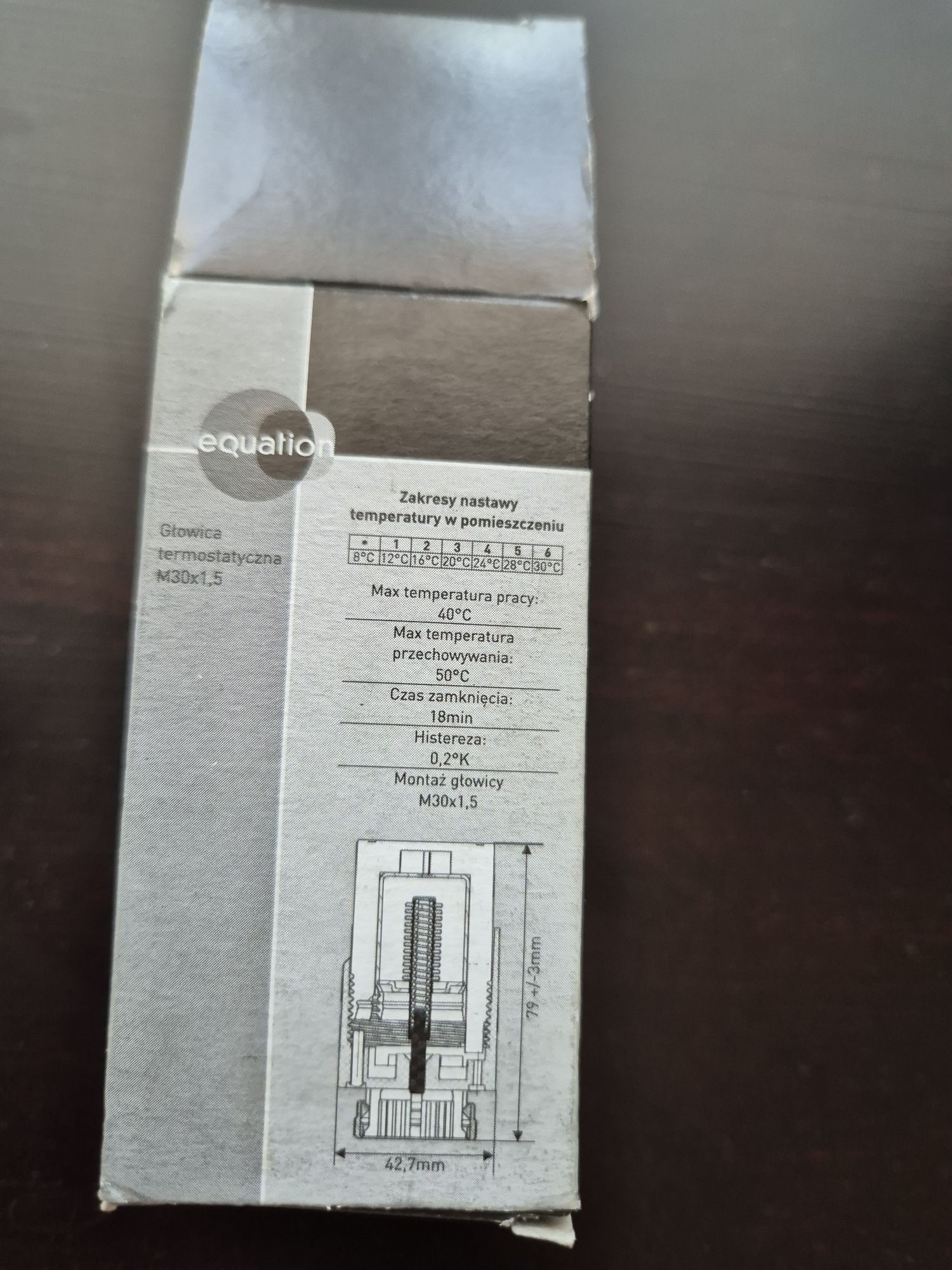 Głowica termostatyczna M30x1,5 equation leroy merlin
