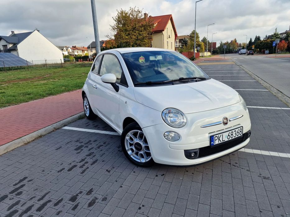 Fiat 500 Klimatyzacja Alufelgi Czarne Szyby El.Szyby Zadbany Idealny