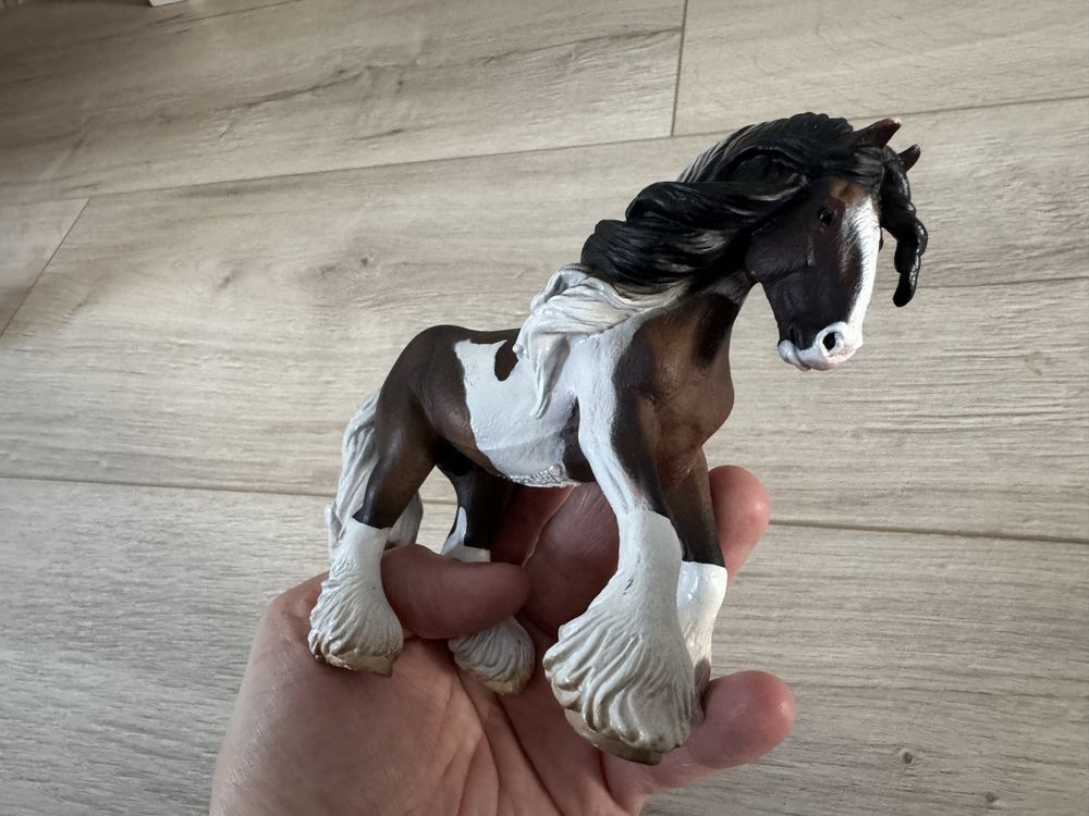 Duży koń rasy Tinker - Collecta - łaciaty - jak nowy !