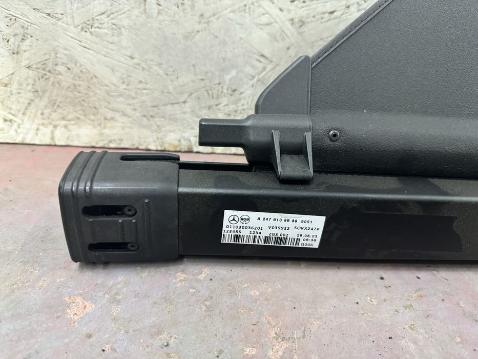 Шторка Багажника EQB X243 Mercedes Benz Шторка чорна Полиця