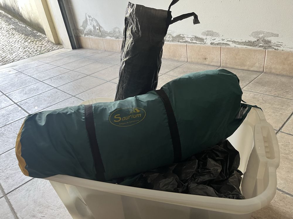 Tenda usada uma so vez