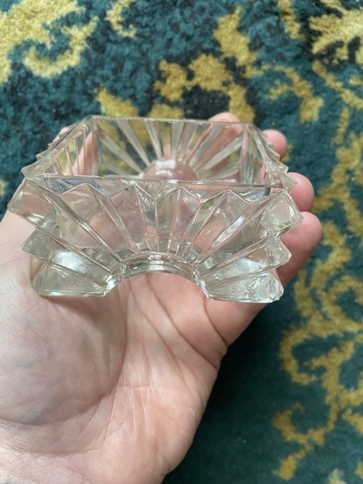 Popielniczka krysztalowa prl