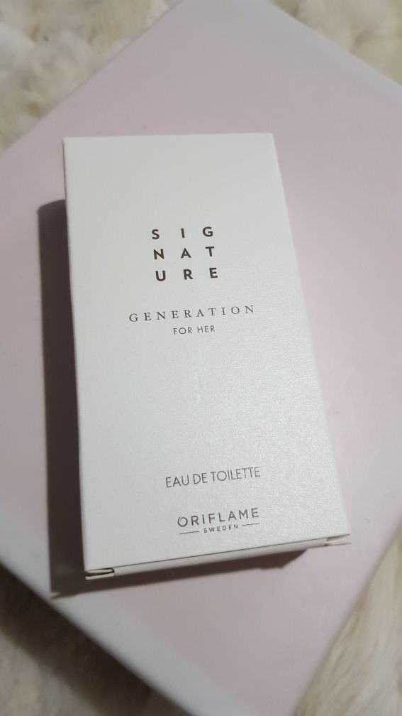 Nowa woda toaletowa Oriflame Signature Generation 50ml