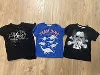 3 koszulki, Star Wars rozm 98-104