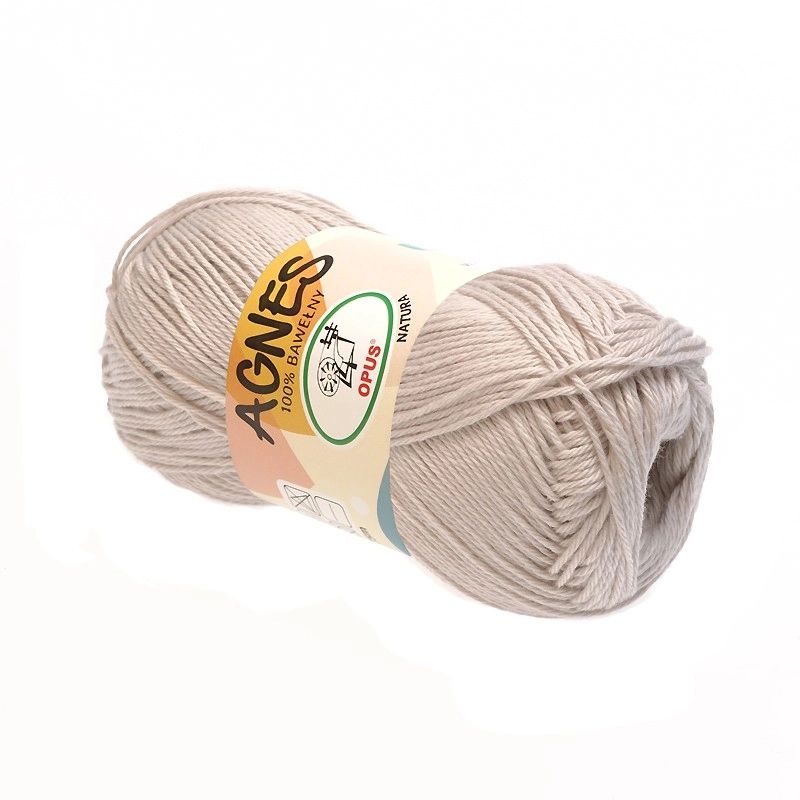 Włóczka Opus Natura Agnes nr 1050 jasny beż