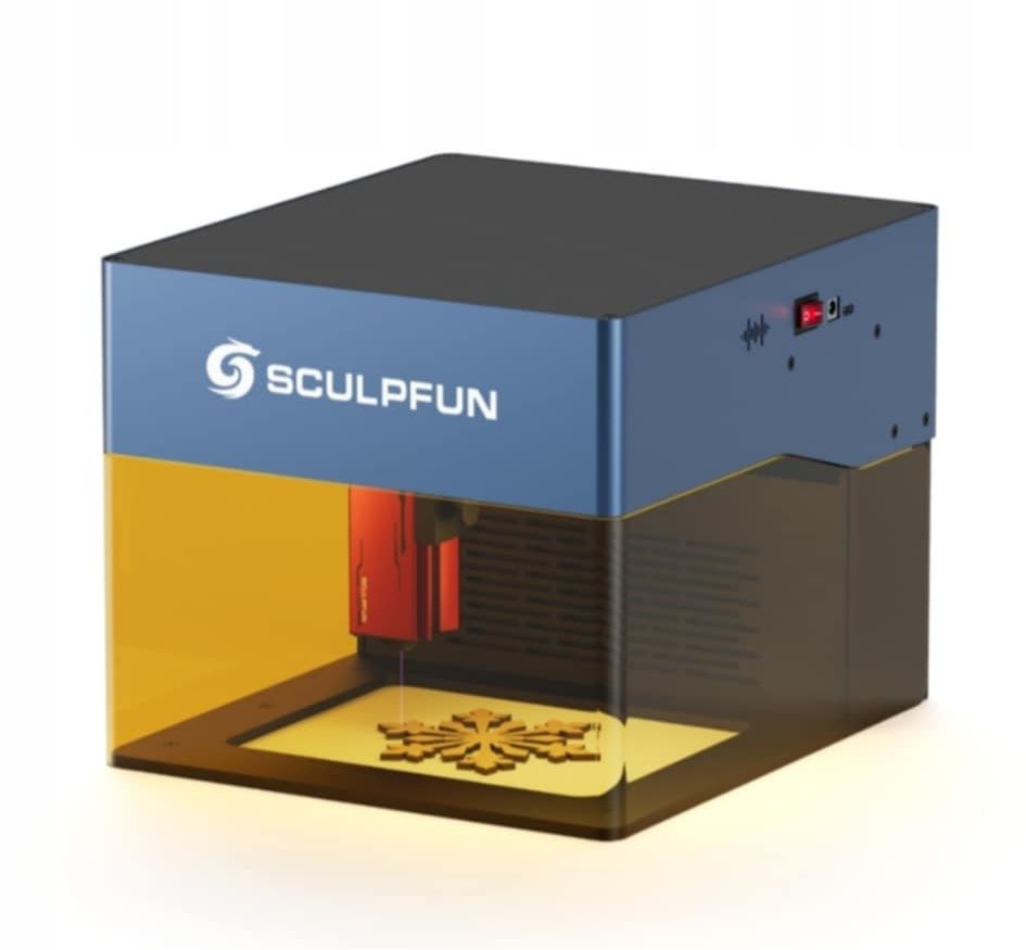 Grawer laserowy Sculpfun iCube PRO 5W z alarmem temperatury filtra 130