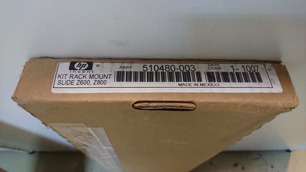 2x HP Kit Rack mount slide z600 z80064286446530691124