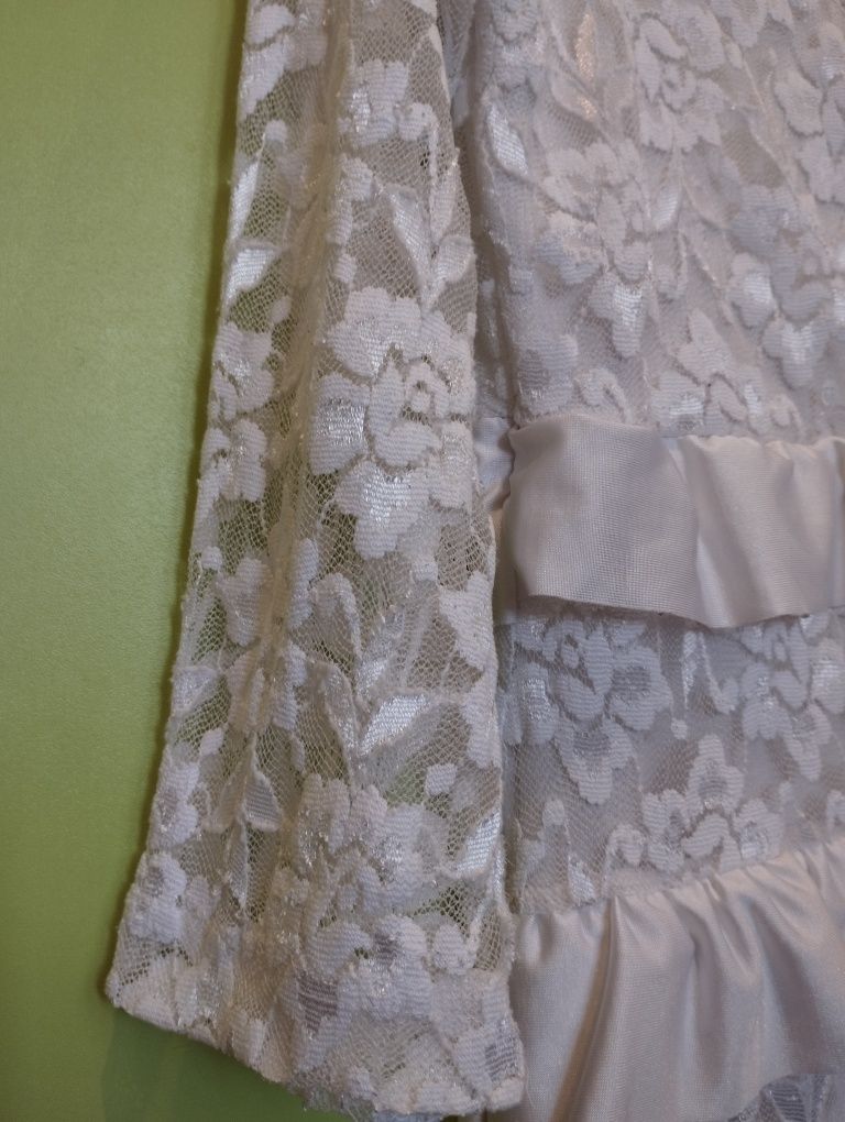 Плаття біле з воланами fashion b.p.c bonprix collection