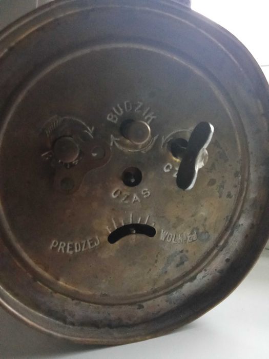 Przedwojenny polski budzik/zegar