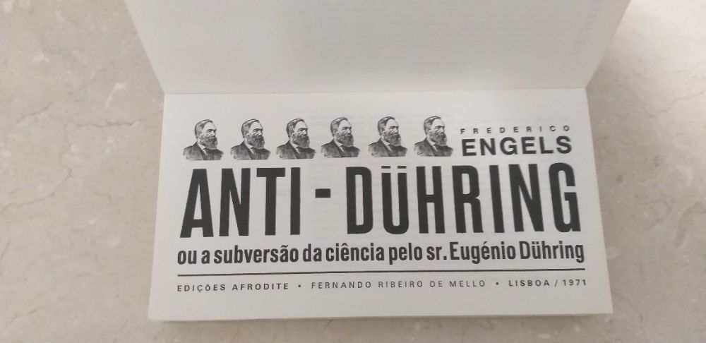 Engels, Anti-Dühring Ed. Afrodite/Fernando Ribeiro de Mello (1.ª ed.)