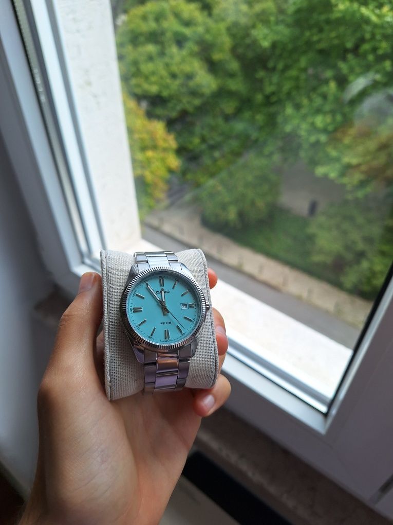 Relógio Casio Tiffany Blue - MTP-1302PD-2A2V