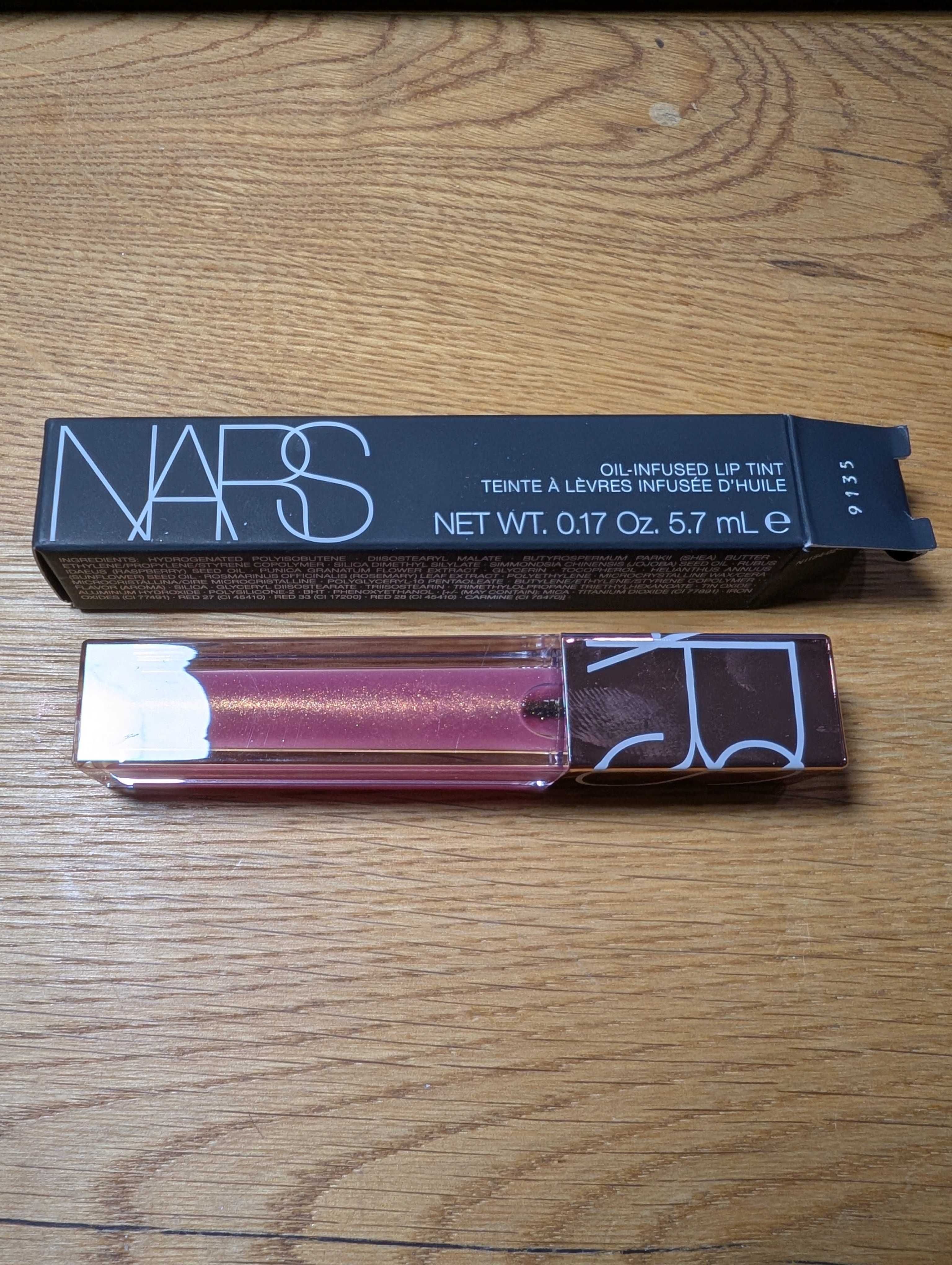 Balsam olejek do ust - NARS oil infused lip, Orgasm 5.7ml