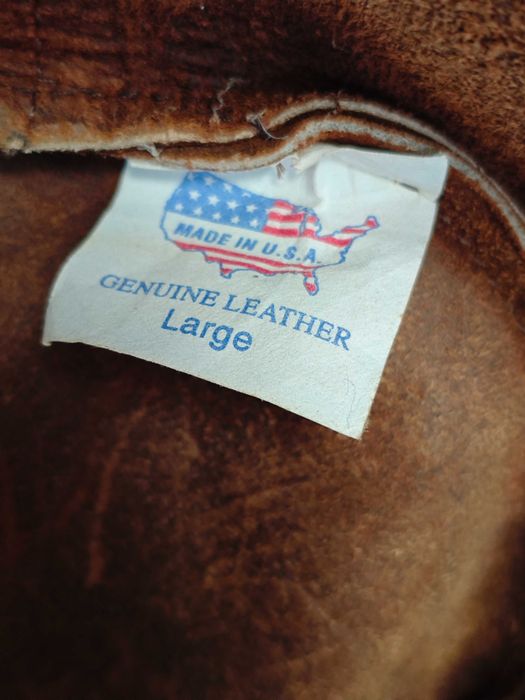 Minnetonka USA ковбойський капелюх L / M чоловічий шкіряний коричневий